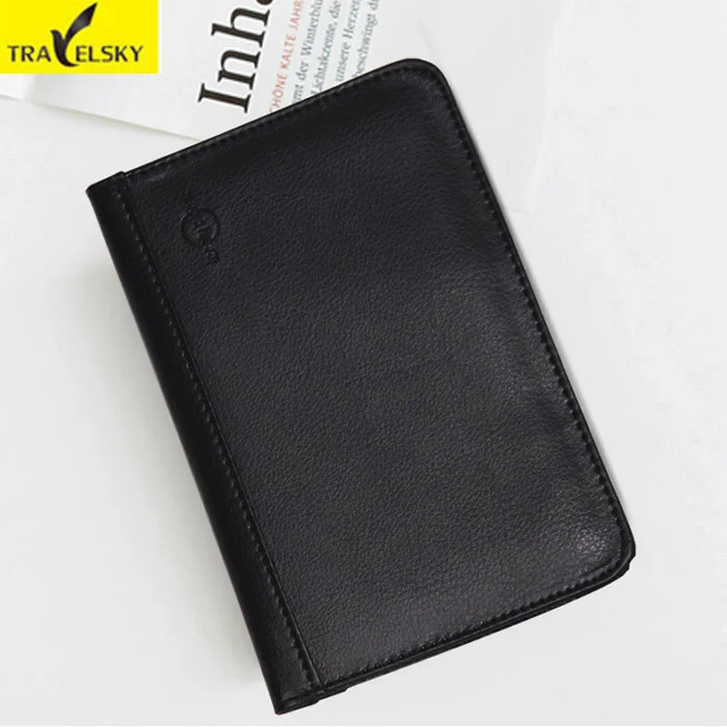 Travelsky RFID Блокировка держатель кредитной карты искусственная кожа Для мужчин