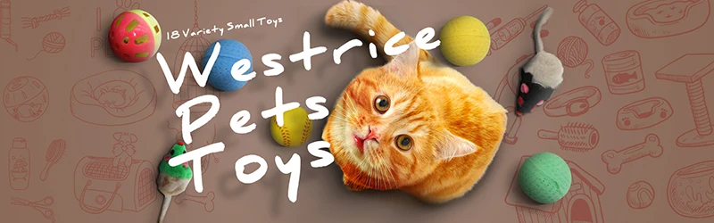Westrice игрушка для кошек 5 см игрушка для мыши новая синяя фланелевая кошка любовь дешевые и красивые животные узор кошка игрушка для домашних животных 30