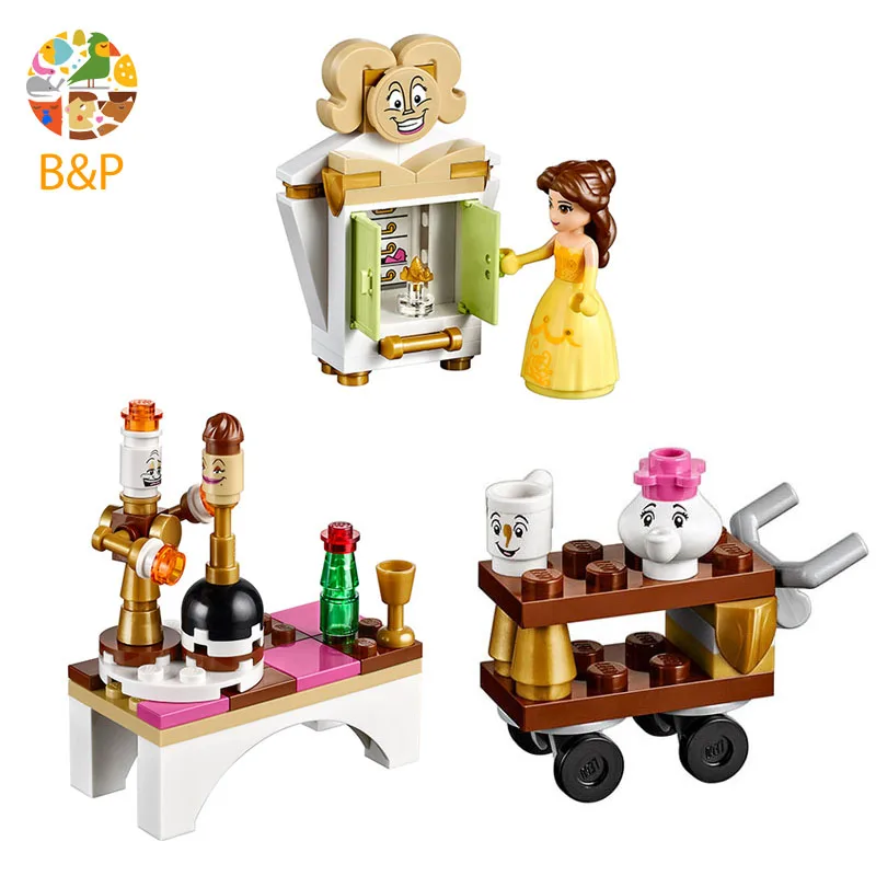 41067 Совместимость с Leoging друзей принцессы 376 шт. Belles заколдованный замок Building Block