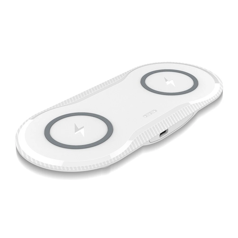 10W Fast Charger Беспроводное зарядное устройство чехол для гарнитура для airpods чехол совместимый с QI Беспроводное зарядное устройство s для Airpod беспроводной зарядный приемник крышка - Тип штекера: 10W Fast Charger