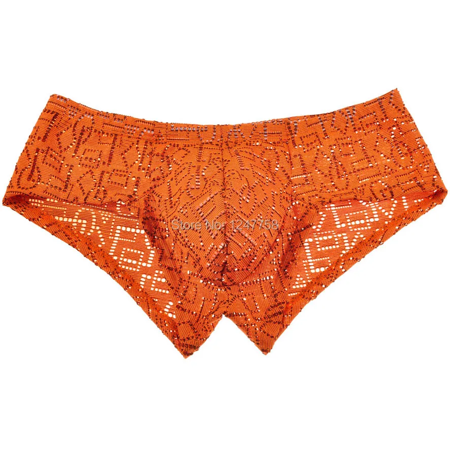 Мужские мини плавки трусы бикини с ажурным рисунком нижнее белье жаккардовые