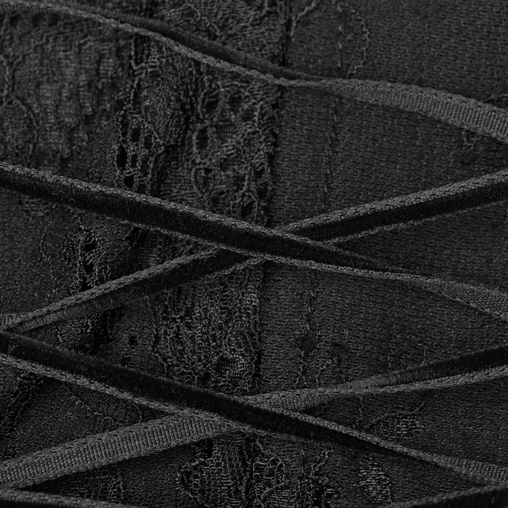 Готическое кружевное Сетчатое полупальто с рукавами в виде листьев лотоса и