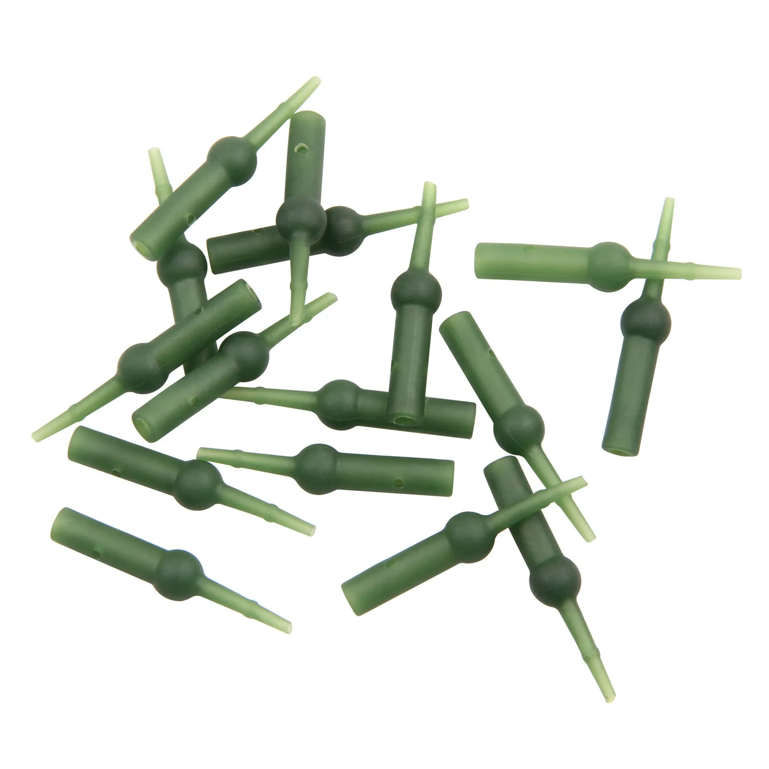 

200pcs/lot Green Soft Carp Fishing Tapered Tail Chod Rig Buffer Bead Designed for all types of Helicopter Rigs