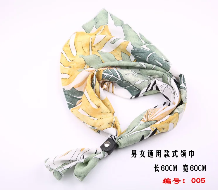 Платок унисекс с цветочным принтом 24 вида 2019 60 см |