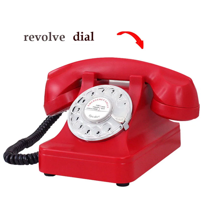Антика вращающийся диск антикварные стационарные телефоны телефон с