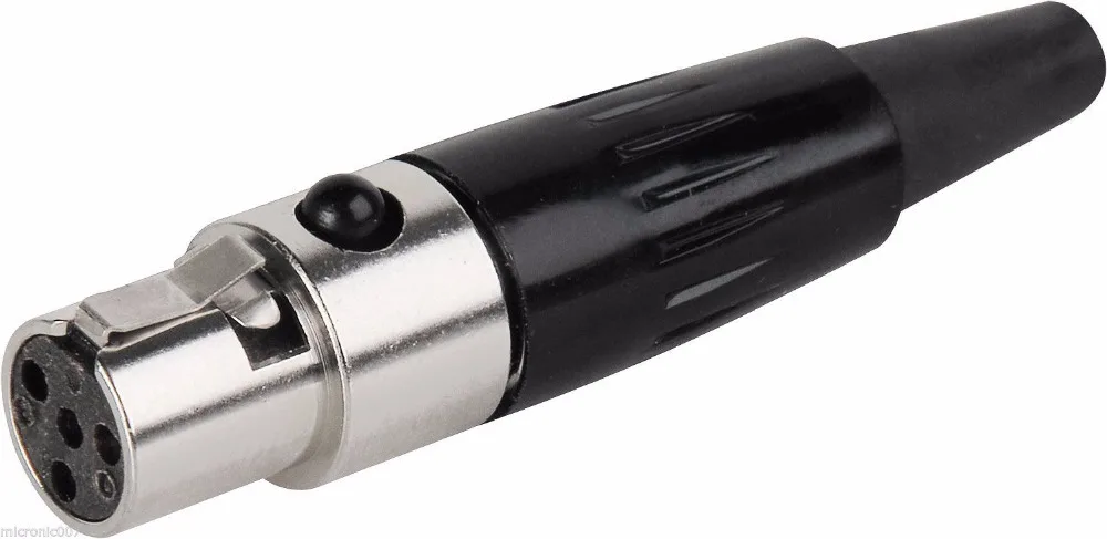 Оптовая продажа 10 компл./лот TA4F 4 PIN MINI XLR Разъем Встроенный муфтовый стыковочный