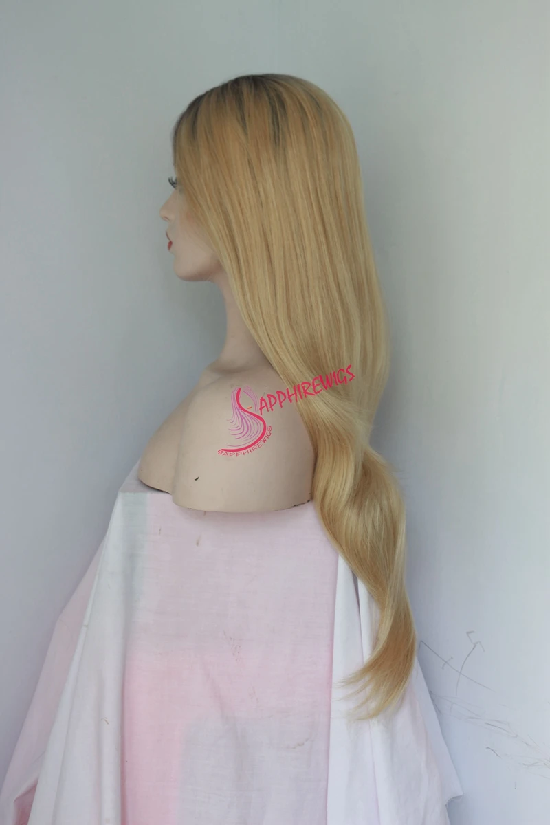 Синтетический парик фронта шнурка для женщин подарок 1b ломбер коричневый цвет