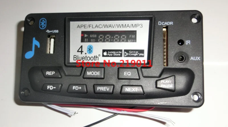 Новый цифровой светодиодный декодер Bluetooth 4 0 APE FLAC WAV WMA MP3 плата Smart Control с записью 12