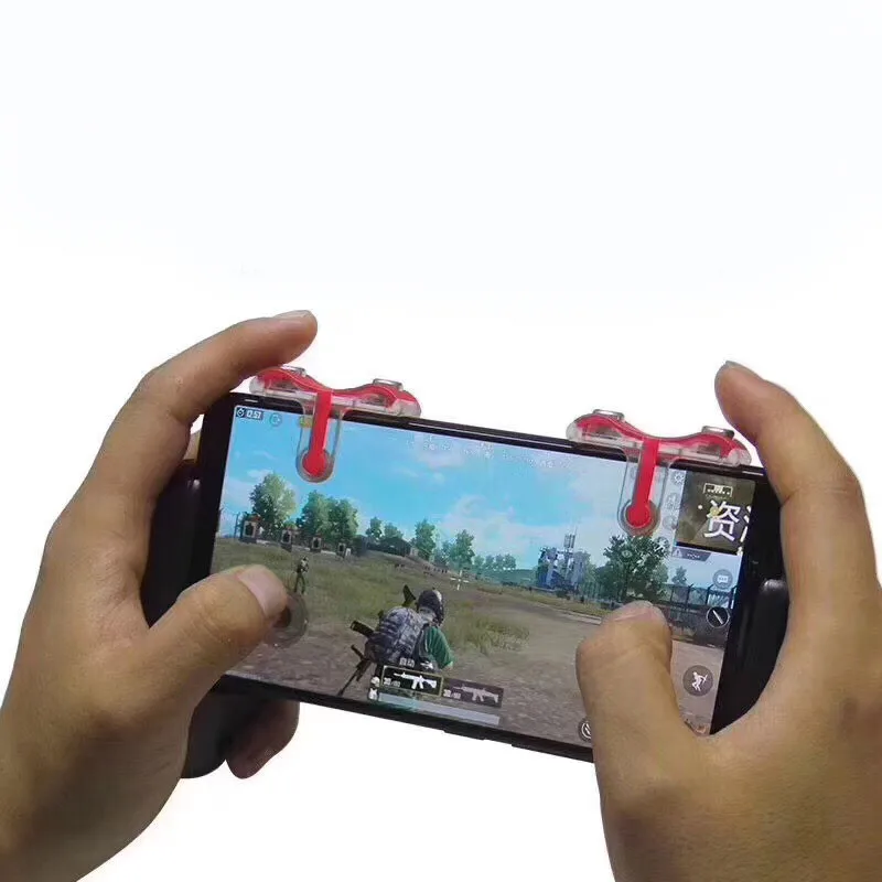 Мобильную игру Кнопка съемки L1 R1 правила выживания Ножи STG FPS игры 2 шт. джойстика геймпад для оказания помощи контроллера огонь PUBG