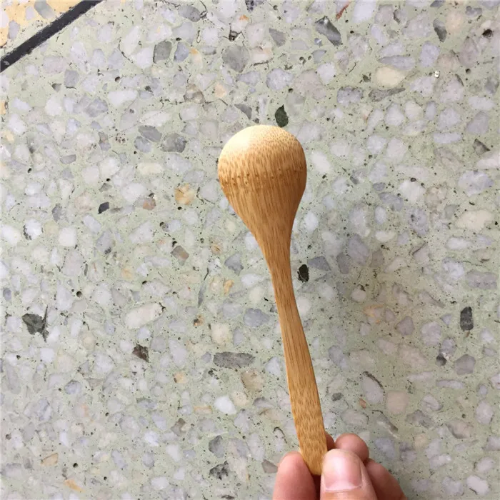 100 шт. маленькие бамбуковые ложки 13*3 см|coffee tea spoon|tea spoonbamboo small spoons |