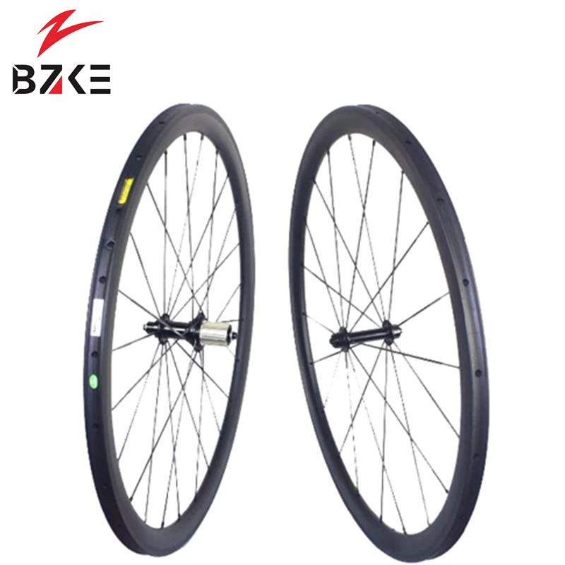 Углеродные колеса 700c углеродные дорожные велосипедные Powerway R13 Hub 50 мм глубина 25