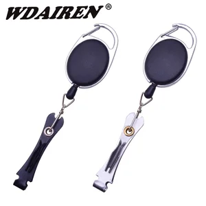 Универсальный инструмент для завязывания узлов нахлыстом, 1 шт., быстрый Комбинированный зажим для лески, Ретрактор, ножницы, заточка крючков, аксессуары