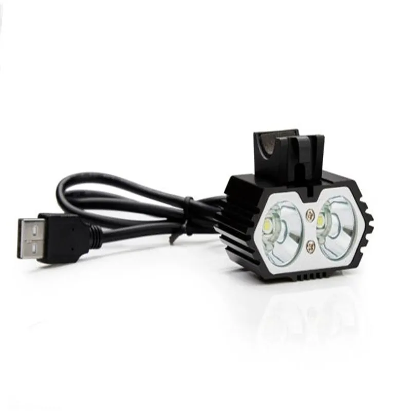 Водонепроницаемый фонарь для велосипеда 6000 лм 2 светодиосветодиодный CREE XM L T6 LED
