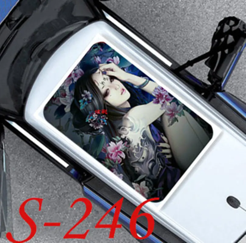S246 Для Geely Atlas, Boyue, NL3, SUV, Proton X70, Emgrand X7 Sports, наклейка на люк автомобиля - Цвет: S246