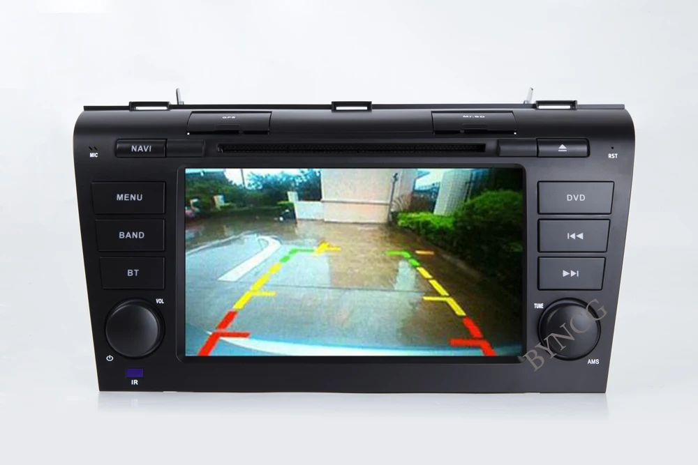 BYNCG 2din 7 дюймов Android 8 1 четырехъядерный автомобильный dvd плеер GPS Navi 2G ROM для MAZDA 3 2004