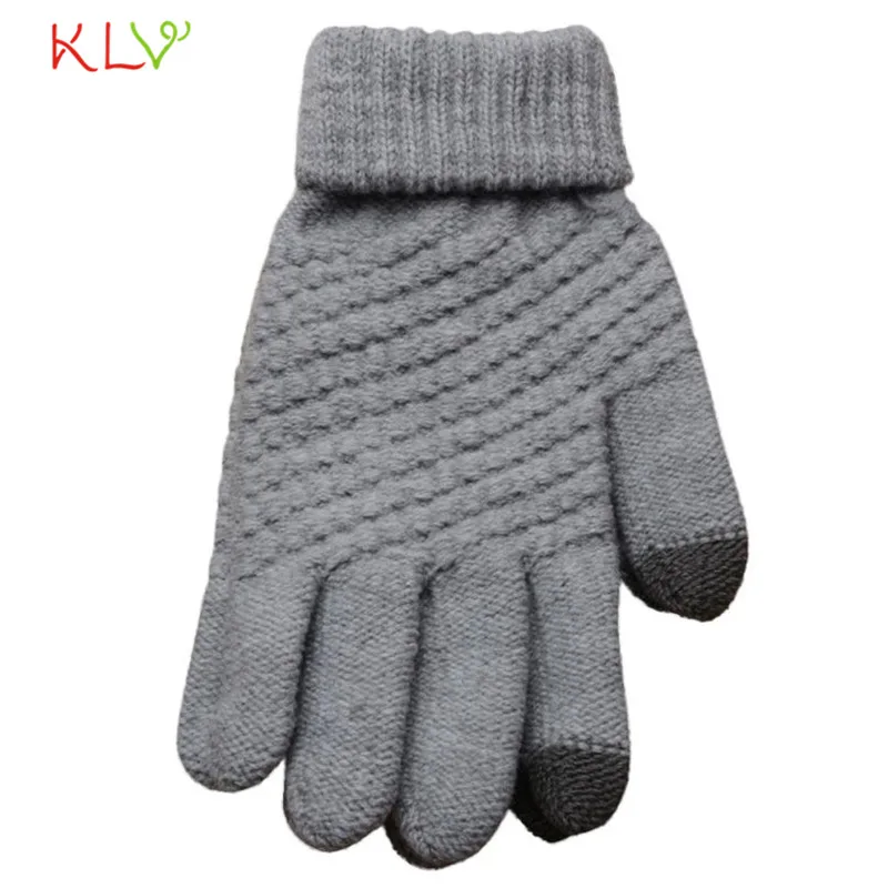 Мужские и женские шерстяные перчатки зимние теплые варежки 17SEP7|gloves knit|mitten glovesknitted