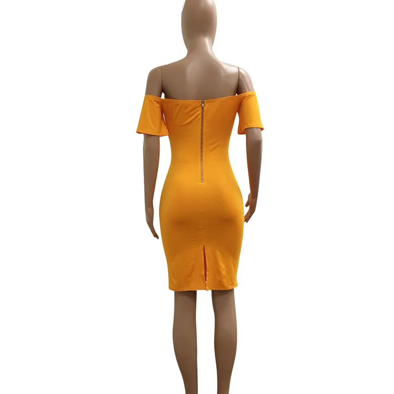 2017 сексуальное Клубное женское летнее облегающее платье с открытыми плечами без
