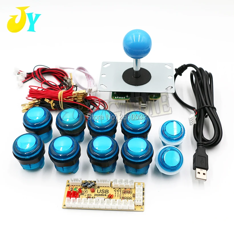 MAME Arcade DIY светодиодный комплект с нулевой задержкой USB энкодер для ПК аркадные