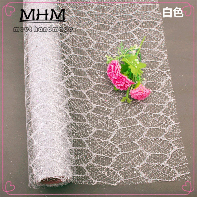 Блестящий рулон тюля с блестками 5 ярдов 50 см катушка пачка Свадебная отделка