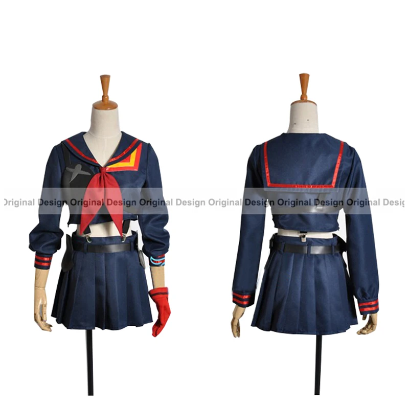 Kill la Kill Ryuko Matoi Satsuki Kiryuin Uzu Sanageyama женский и мужской костюм для косплея, на заказ - Цвет: Design 02