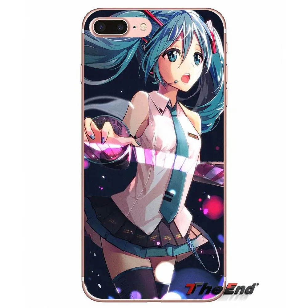 Силиконовый Чехол Dakimakura Japan Hatsune Miku для Samsung Galaxy Note 3 4 5 Grand Core Prime S3 S4 S5 MINI S6 S7 edge S8 S9