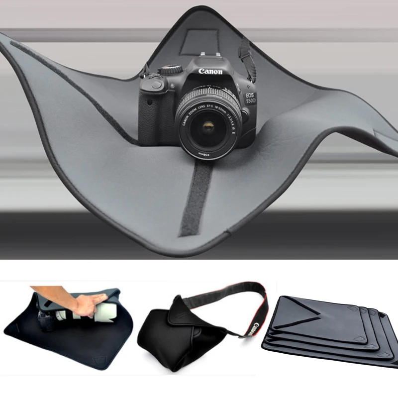 Водонепроницаемая тканевая Защитная крышка Roadfisher для объектива Canon 5D3 6D 7D Nikon D810 D5