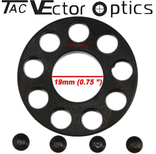 10 шт. Vector Optics. 750. 936 дюймовые передние колпачки для AR15 AR10 308 Бесплатная поплавок
