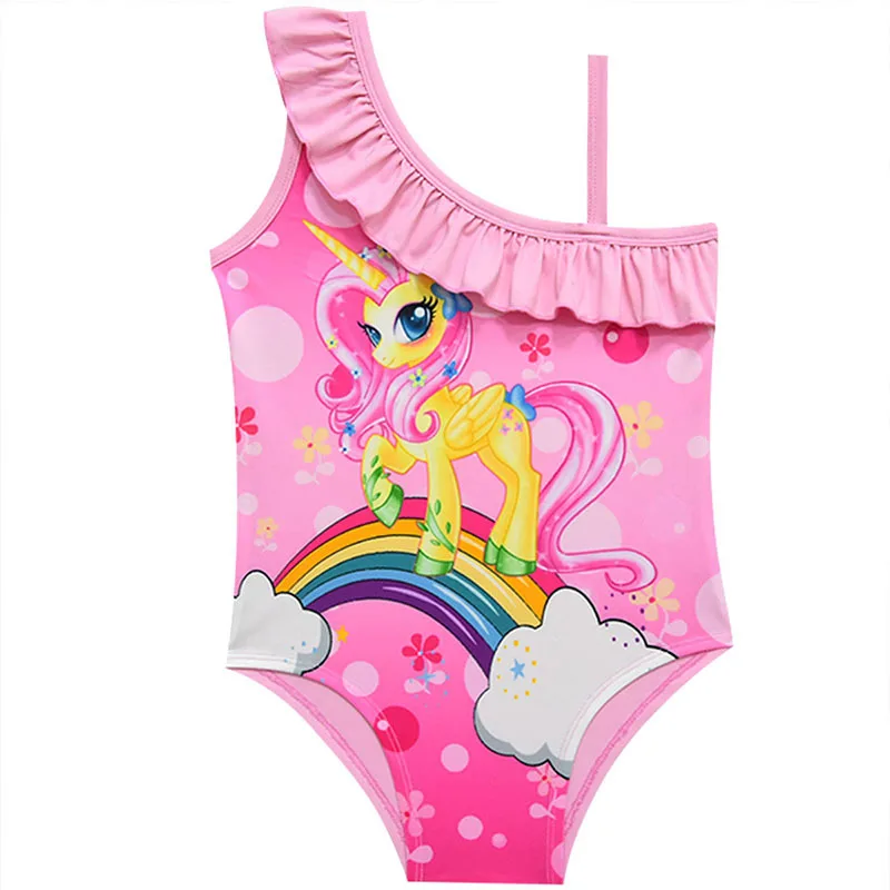 Обувь для девочек Единорог Swimsutis цельнокроеный купальный костюм От 3 до 10 лет