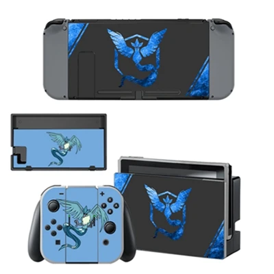 YSNS1400 Наклейка Pokemo n Skin для Nintendo Switch NS Console Геймпад контроллер Nintendo doswitch игровая Наклейка Виниловые наклейки крышка-пикачус - Цвет: YSNS1400