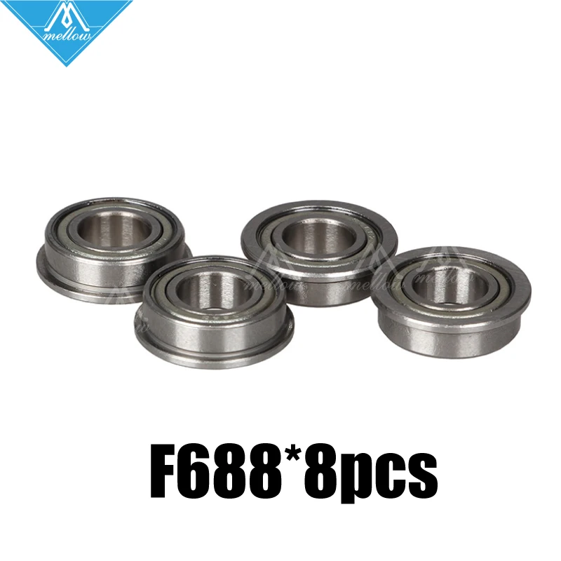 Шаровые подшипники для 3D принтера/квадратные Фланцевые Линейные LMK12LUU + LM6LUU 688zz F688