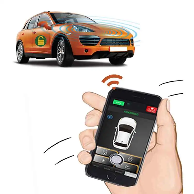 Автомобильная сигнализация с GPS-отслеживанием Система бесключевого доступа