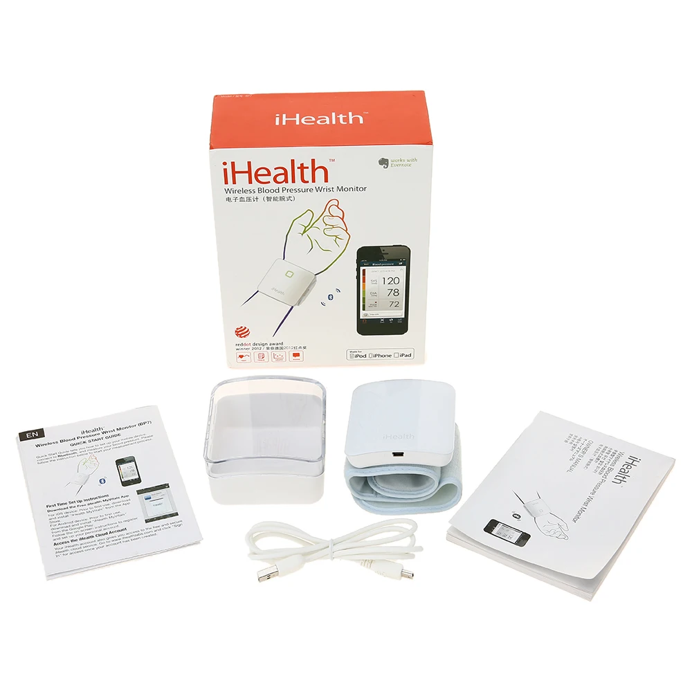 IHealth BT автоматический измеритель артериального давления, сфигмоманометр, медицинский уход, портативный электронный измеритель пульса