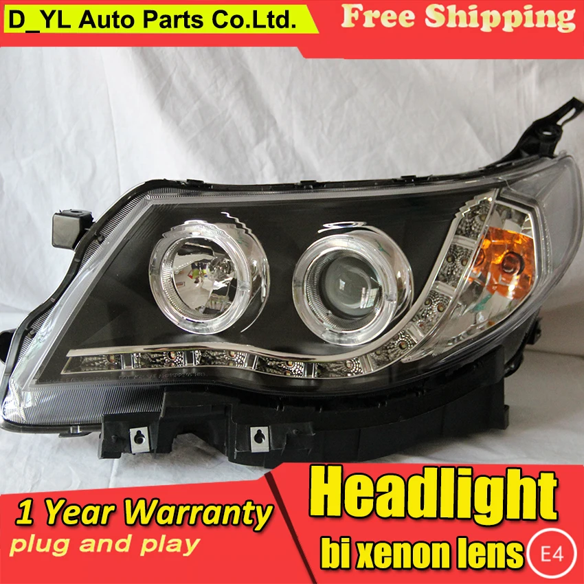 Автомобильная фара DY_L для стайлинга Subaru Forester 2008-2012 светодиодный ные фары DRL H7/D2H HID