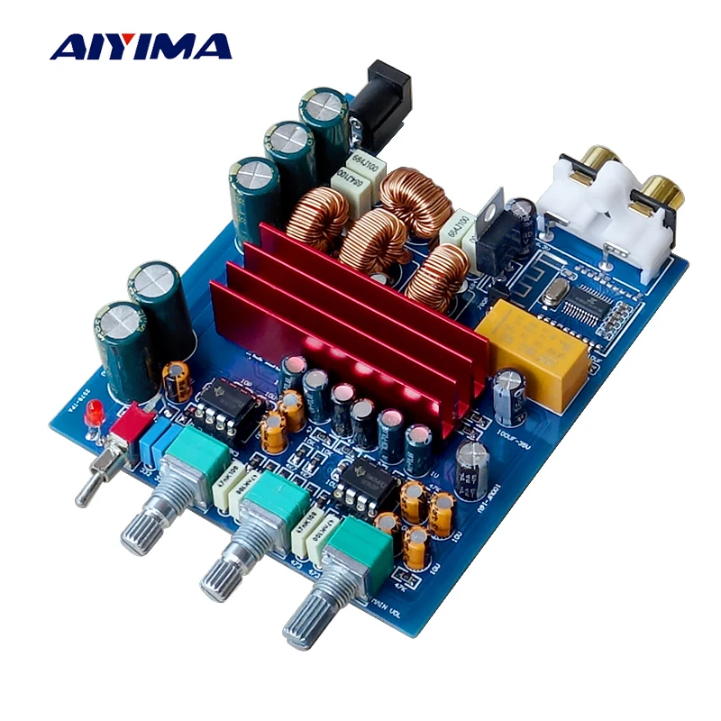 Aiyima TPA3116D2 аудио усилитель Совет 100 Вт * 2 0 двухканальный Bluetooth 4 Цифровой доска с
