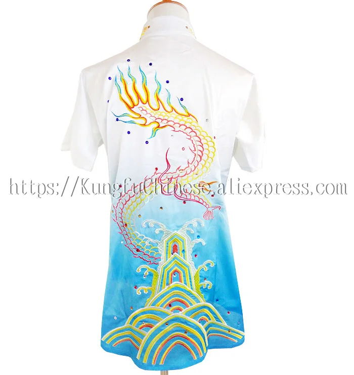 Китайская униформа для ушу кунгфу одежда боевых искусств таолу changquan подходит