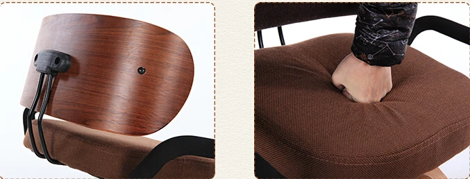 Height Adjustable Ergonomic Kneeling Chair With Back And Handle Wood Office Furniture Posture Work Knee Stool | Мебель