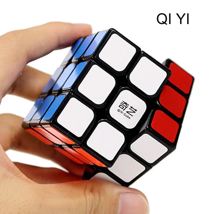 QIYI puzzle 3x3x3 Magic Sticker cube Speed Puzzle Cube funny toy Toy Educational Toys For Children | Игрушки и хобби