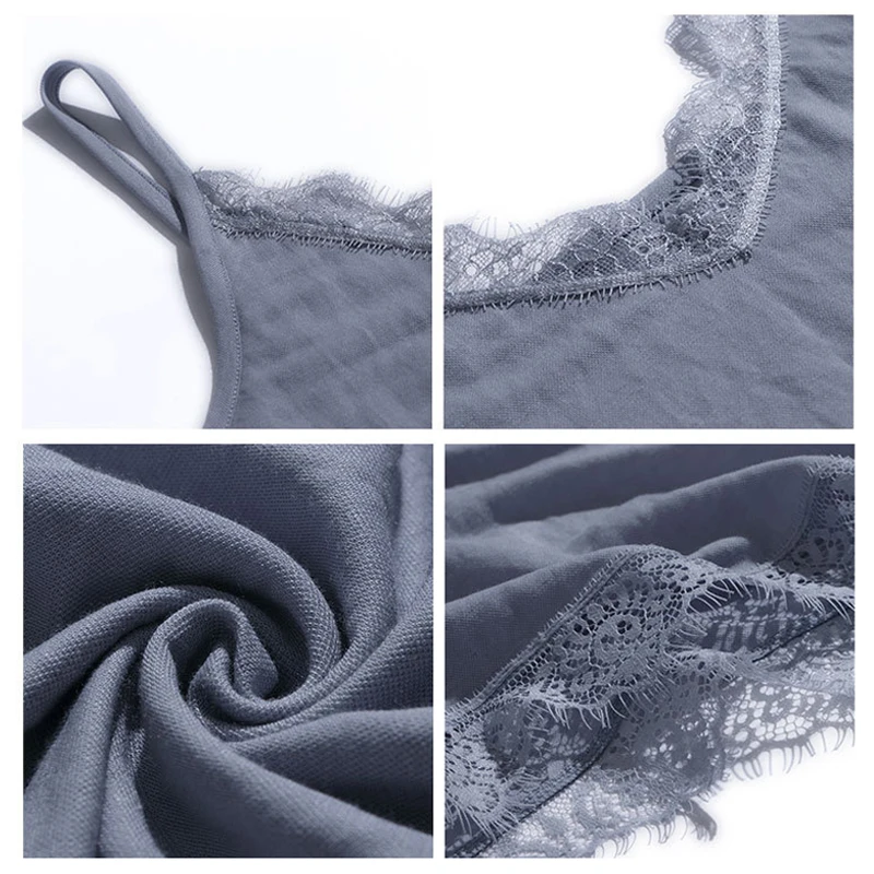GOPLUS модный сексуальный кружевной топ на бретельках в стиле пэчворк Женская майка