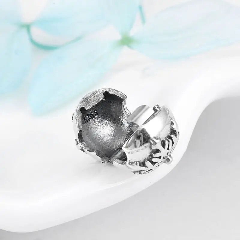 Новые 925 стерлингового серебра многофункциональные снежинки зажимы сделай сам