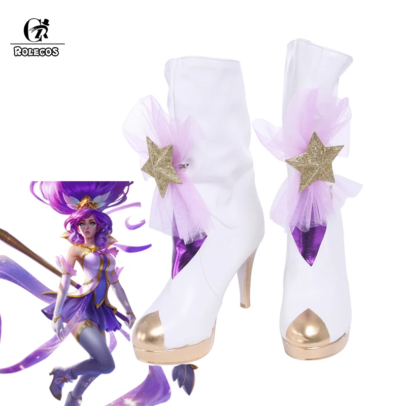 Ботинки ROLECOS LOL Cospaly Janna Звездные ботинки Guardian Magical Girl брендовая обувь размер по