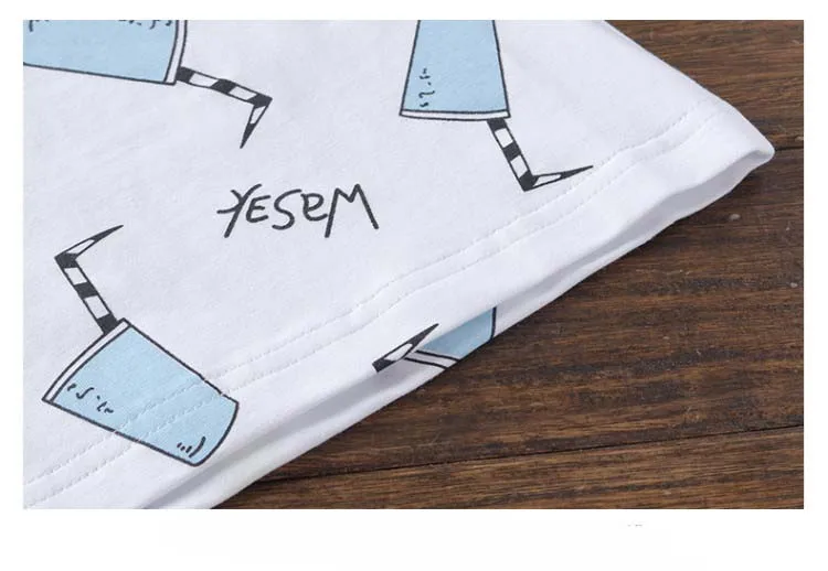 Boys summer clothes sets new 2019 fashion cotton cartoon t-shirt+denim shorts 2pcs for children boys casual tracksuits outfits |
