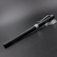 new old stock fuliwen 105 matte black fountain pen fine nib converter pen stationery office school supplies penna stilografica