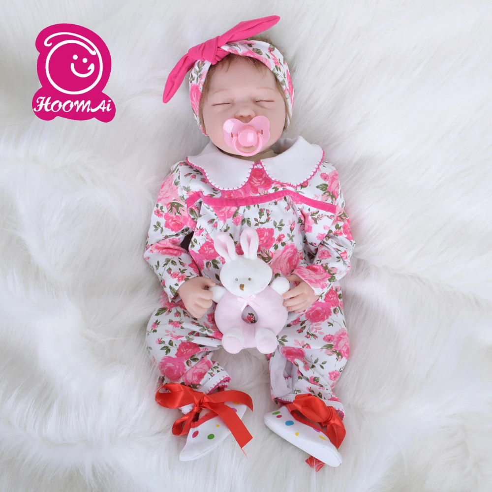 55 см Reborn Baby Мягкие силиконовые куклы 22 &quotспальный детский игрушечный душ Куклы