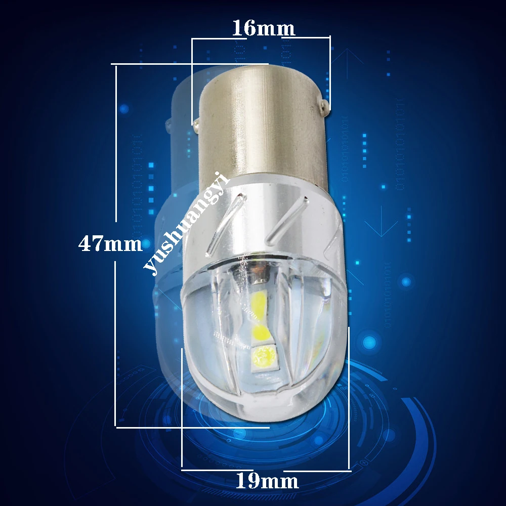 YSY 2x светодиодные T20 7443 W21/5 Вт P21W 1156 W21W 3030 6SMD 4 Автомобильный свет Led Сигнал поворота