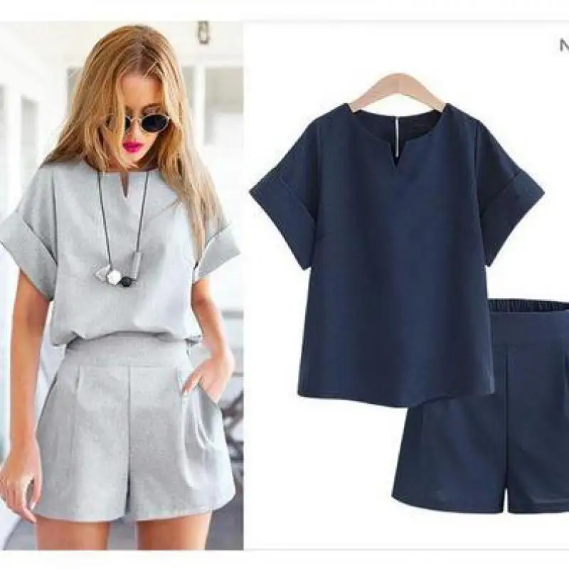 Женская одежда 2019 Новый Повседневное комплекты из двух предметов модная с