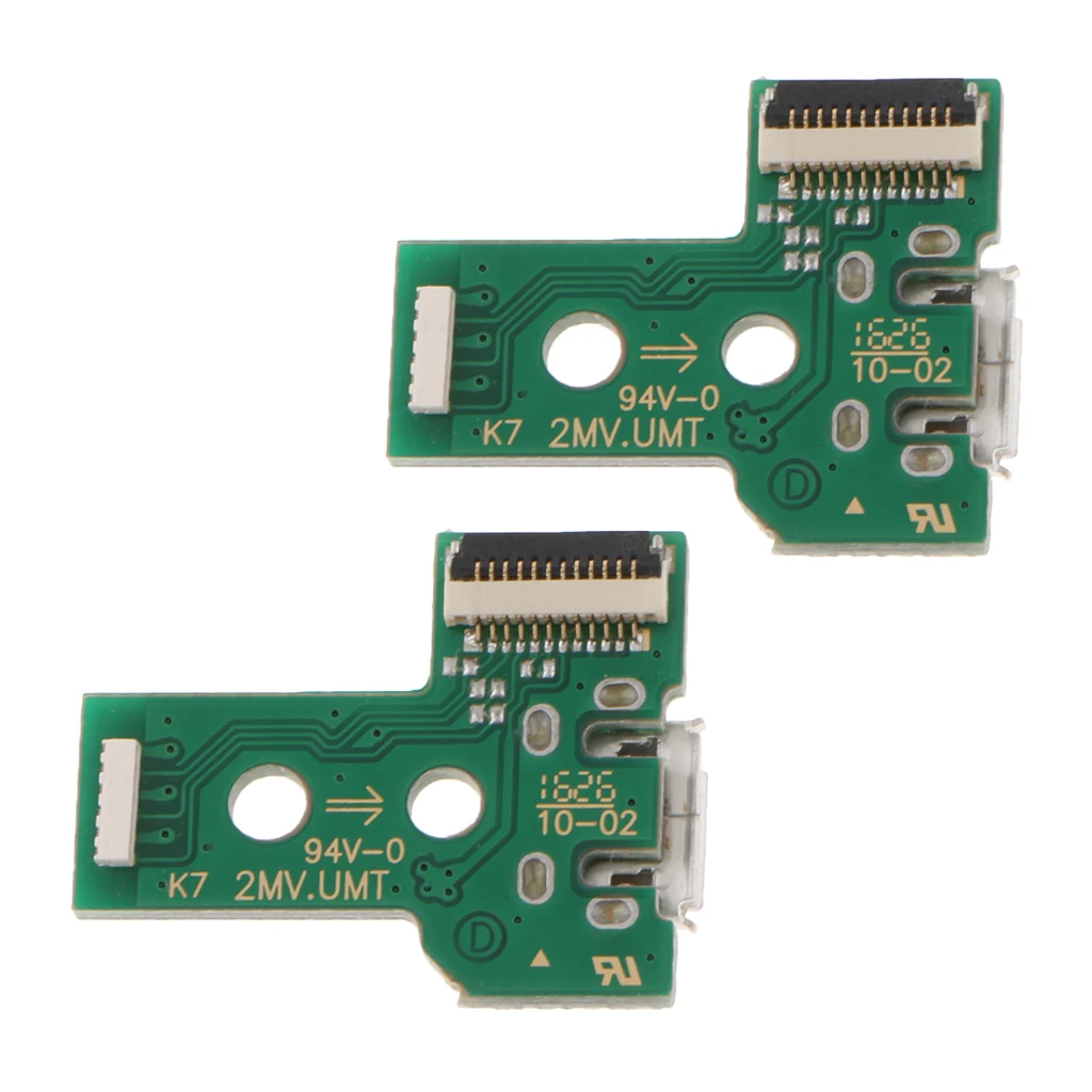 2 шт. 12 контактный разъем для USB порта зарядки беспроводного контроллера SONY PS4
