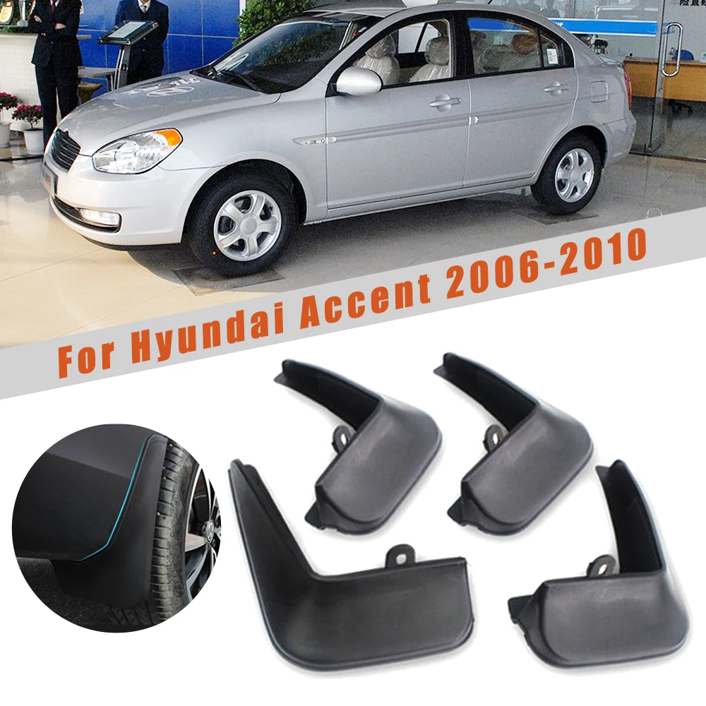Брызговики для HYUNDAI ACCENT 2006 2010 sedan Автомобильные брызговики защитные