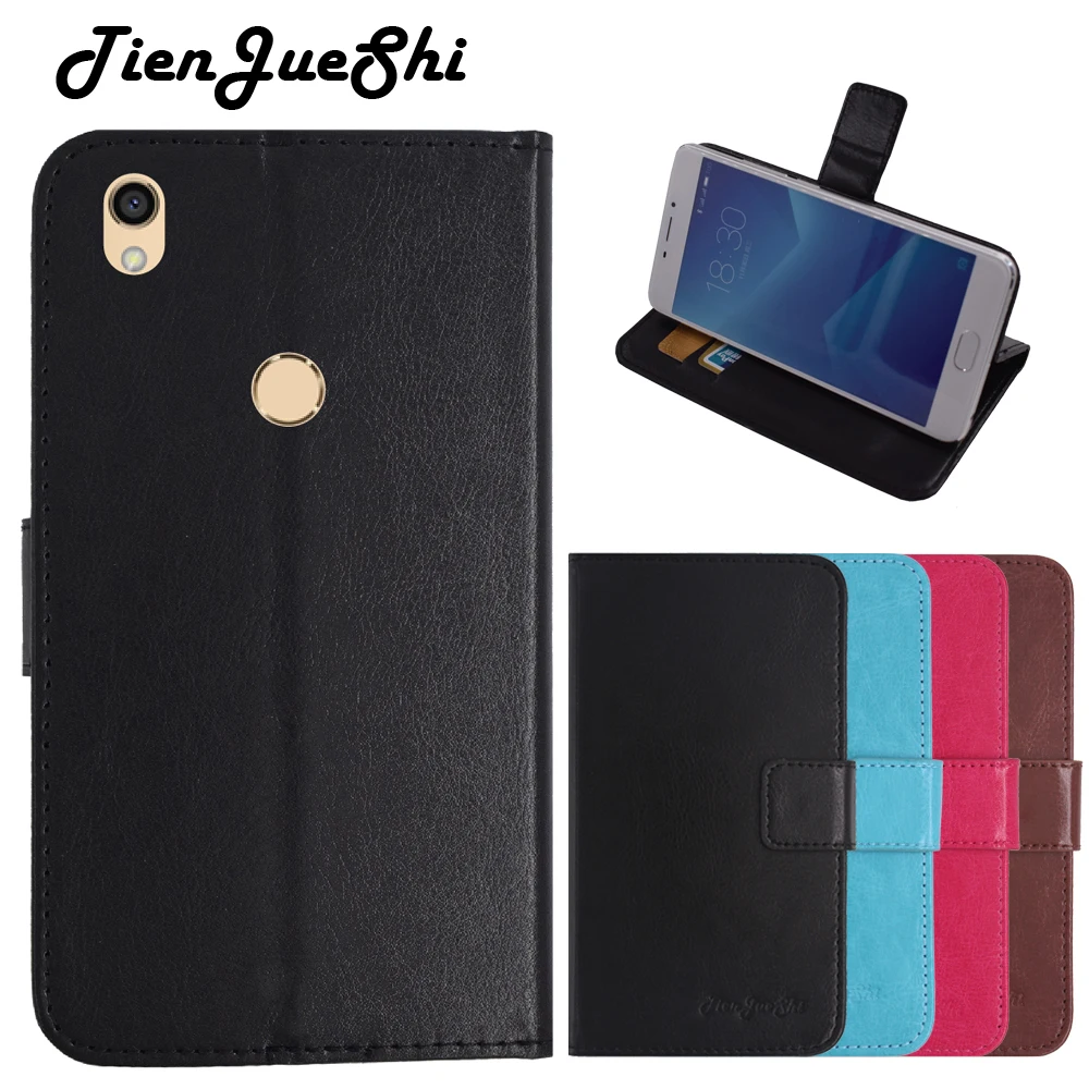 Чехол книжка TienJueShi защитный кожаный чехол кошелек Etui для TP Link Neffos C7 5 дюйма|Сумки