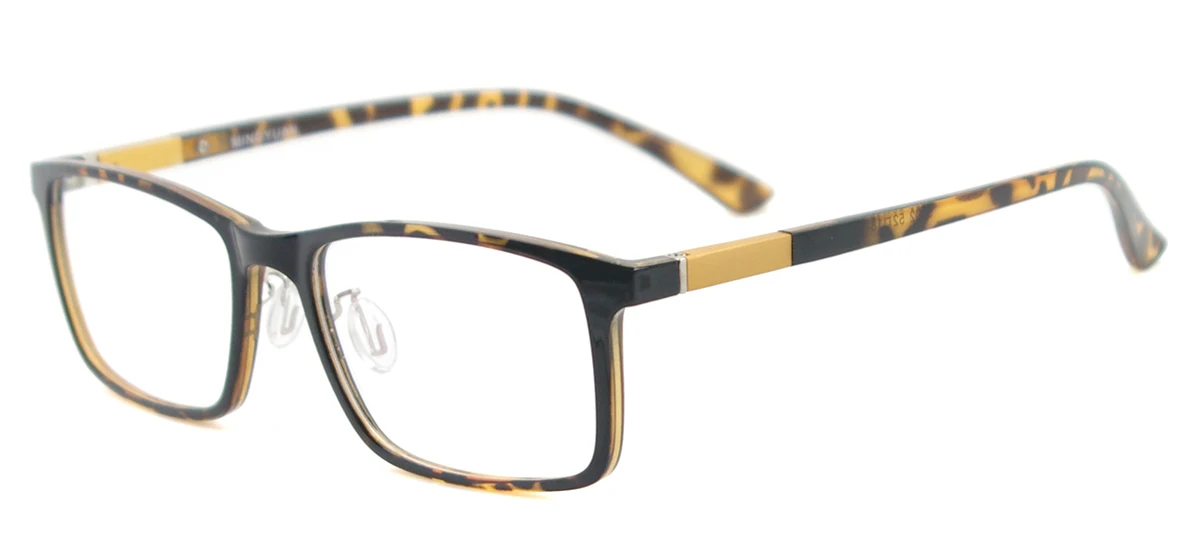 TR90 Легкая и гибкая Прямоугольная оправа для очков мужские модные квадратные очки