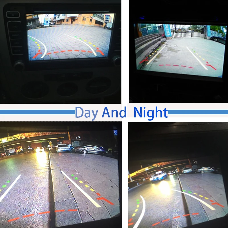 

HaiSunny Intelligent Dynamic Trajectory Tracks Trunk Handle Rear View Reversing Backup Camera For Skoda Roomster Yeti Superb